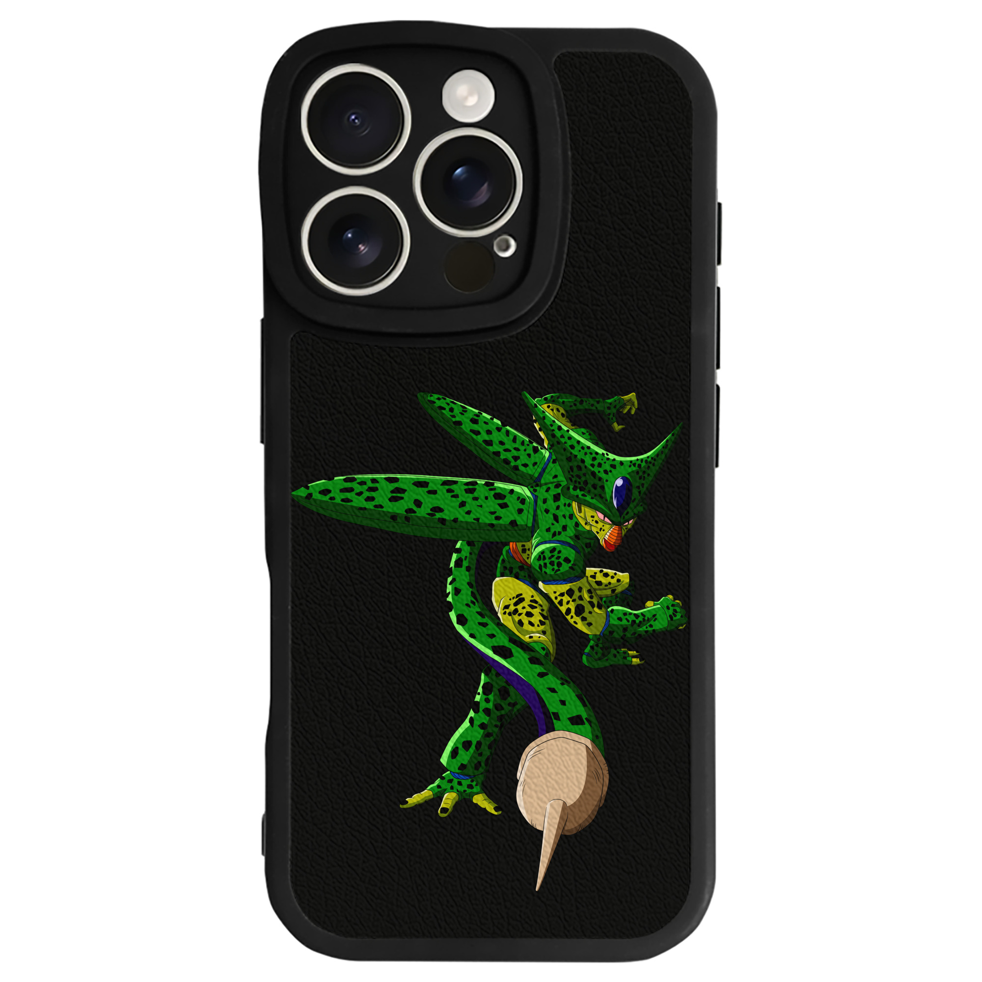 （画像用） ドラゴンボール セル DRAGON BALL Cell 【iPhone 16シリーズ対応】シリコンスマホケース（レザー調） 材質：シリコン